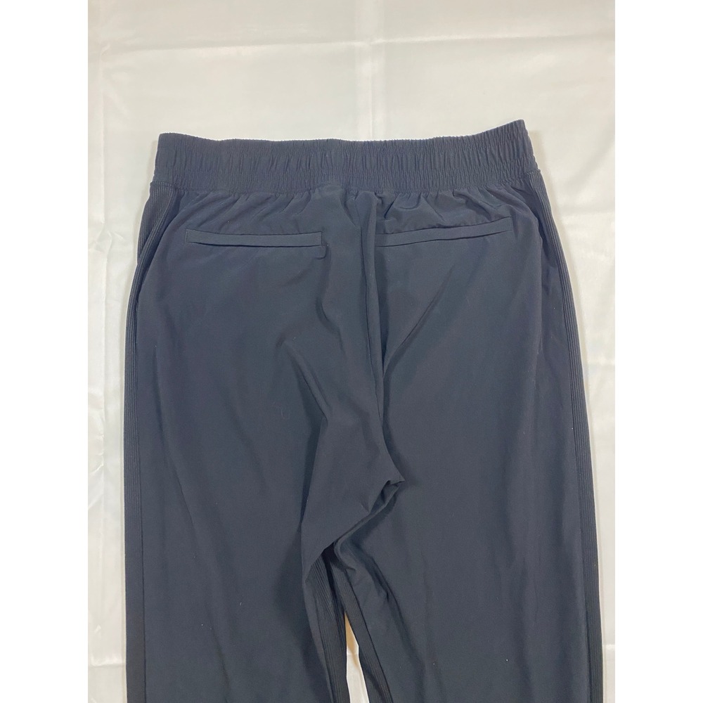 Athleta Brooklyn Jogger Pants Black Women's Size 4 Elastic Waist Zip Pockets - Picture 8 of 14